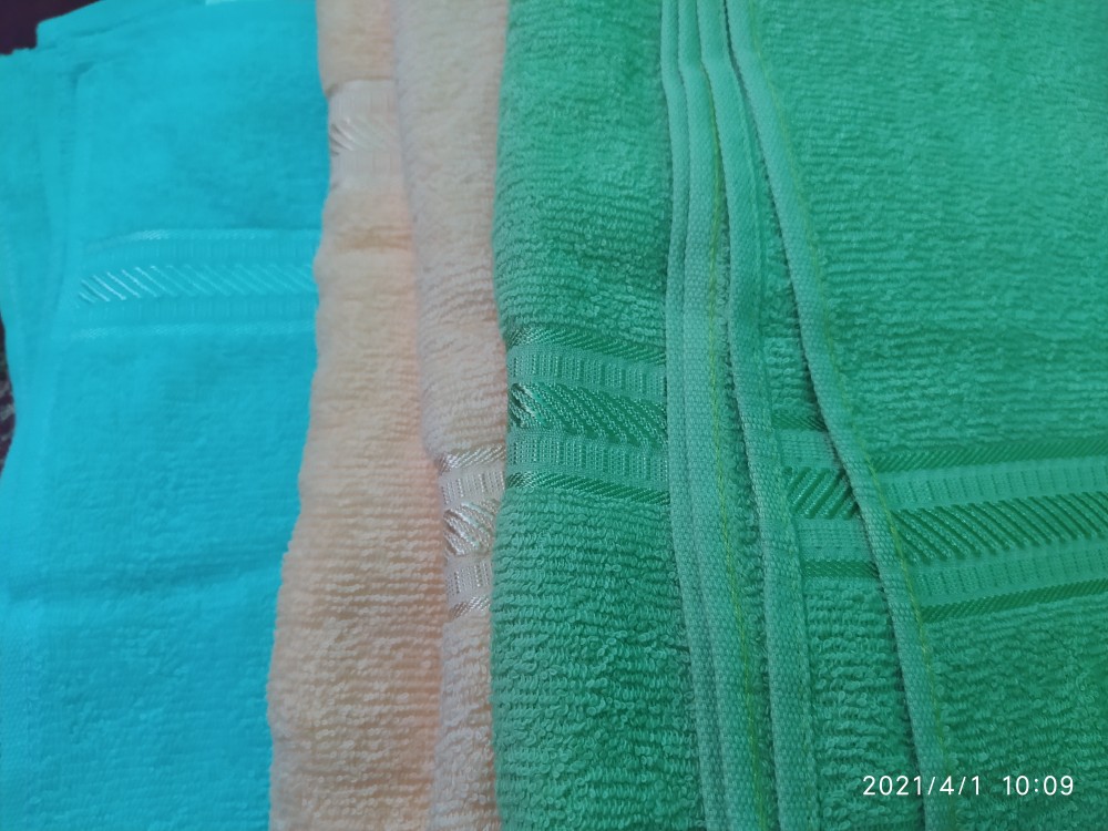 Rc Handuk Mandi Merah Putih Ukuran 70x135cm Paket Isi 4pcs / Handuk Mandi Dewasa Motif Polos