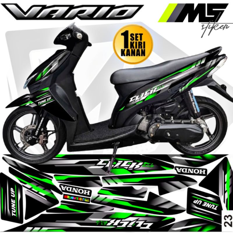 Decal Sticker Striping Variasi Vario 110 Old 2006-2013 /Vario 110 Lama /Vario 110 Karbu /Vario 110 C