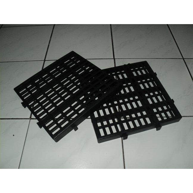 Foot rest - alas kandang plastik - palet Hitam