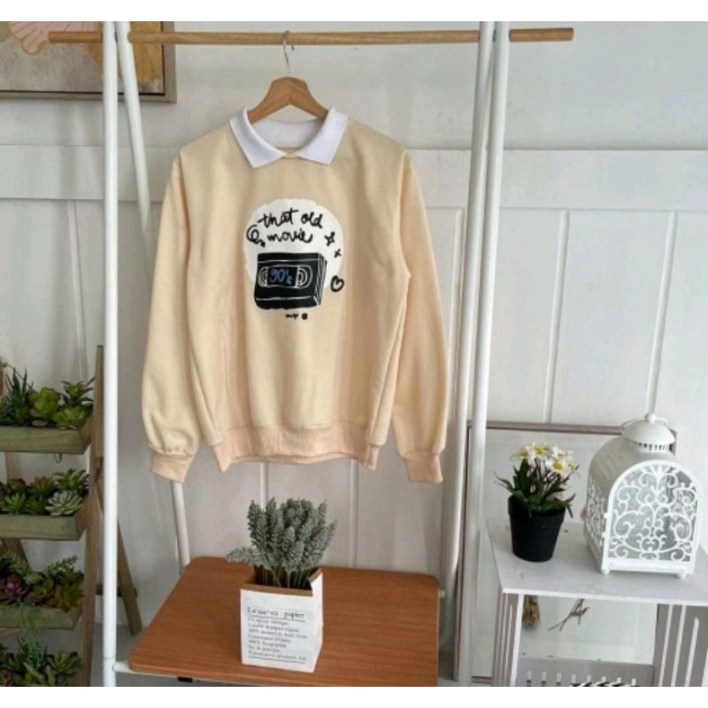 old movie sweater korean style