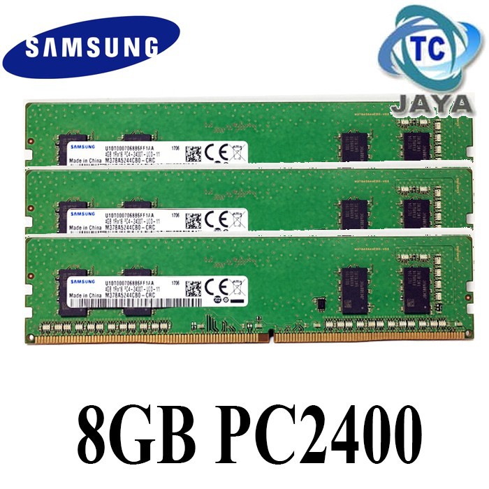 RAM MEMORY LONGDIMM PC DDR4 8GB 1RX8 PC4 - 2400P SAMSUNG