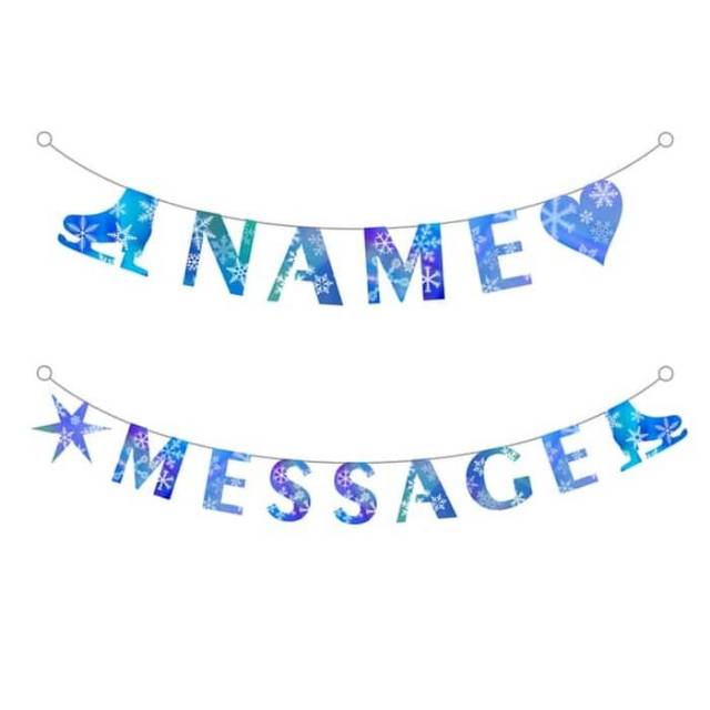 Banners: Figure Skating Papercraft