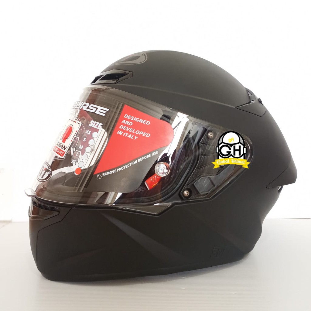 HELM KYT TT COURSE PLAIN MATT BLACK