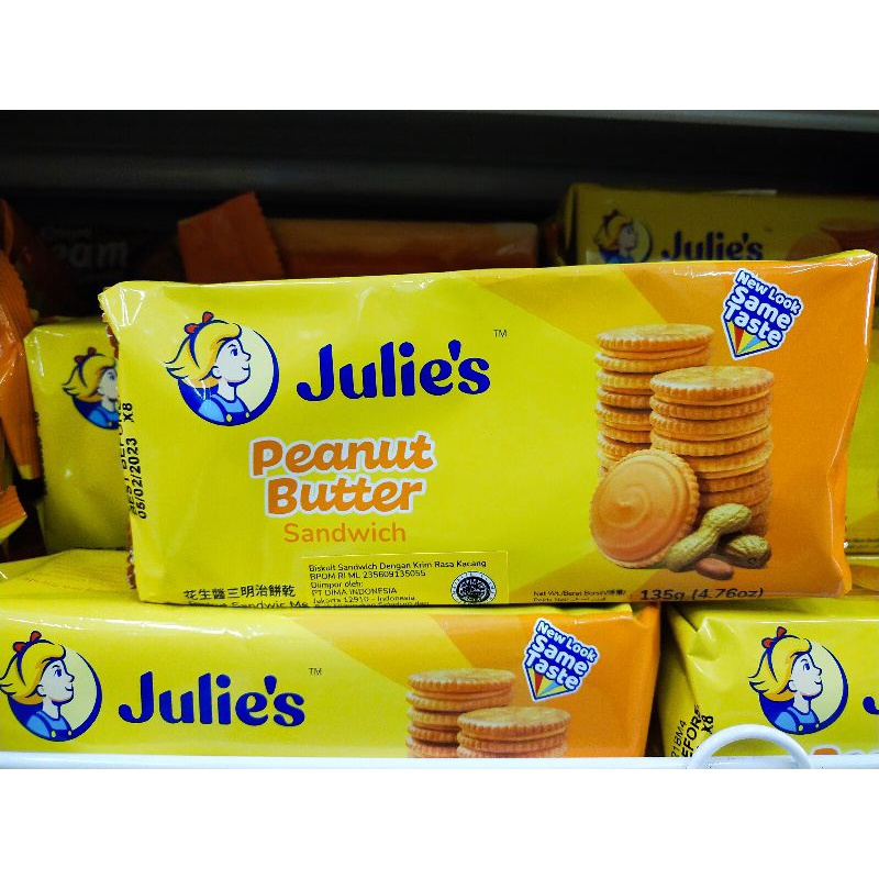

JULIE'S Cream Crackers 120GR (TAMPILAN BARU)