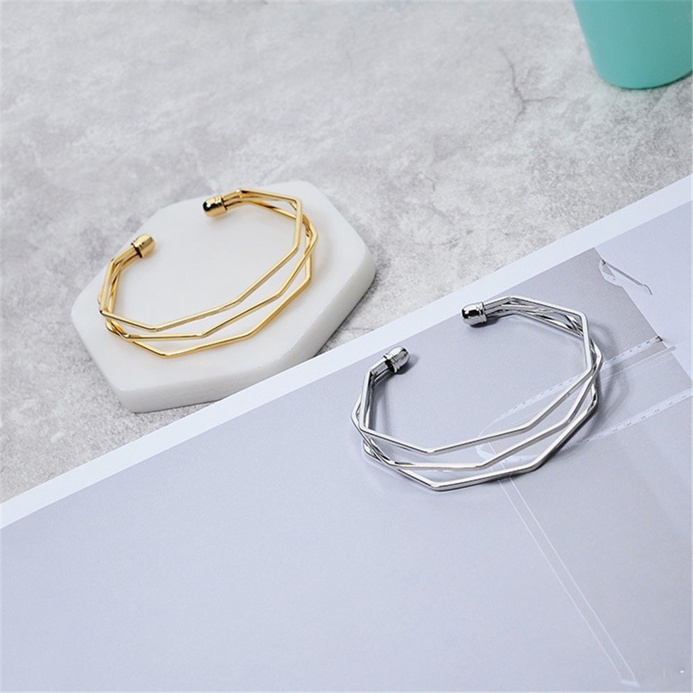 【COD Tangding】3 Lines Irregular Simple Bracelet  Good Friends Couple Fashion Accessory