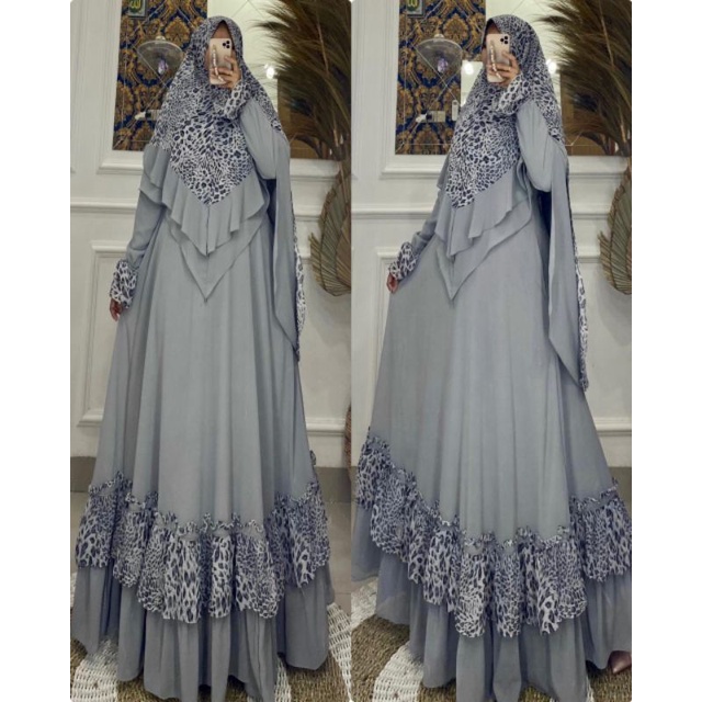 Gamis Set Khimar Marwah Syari