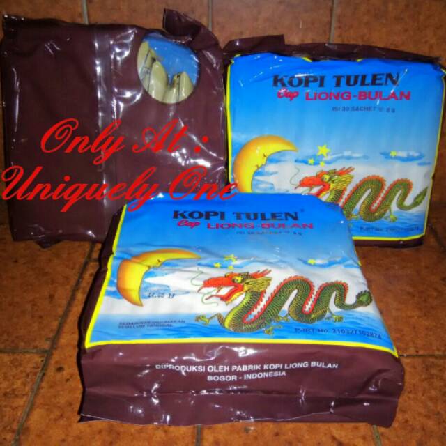 

KOPI BUBUK SACHET KOPI HITAM TANPA GULA CAP LIONG BULAN / LIONG MINI @30PCS/PAK KOPI ASLI KHAS BOGOR