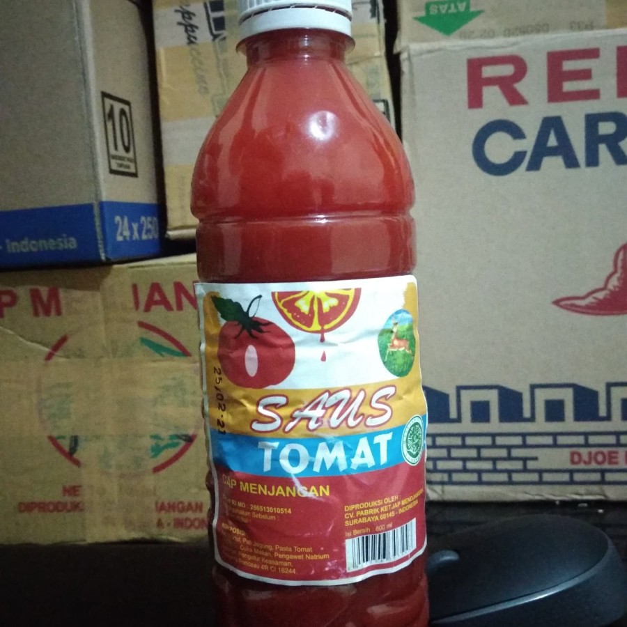 HS SAUS MERAH TOMAT CAP MENJANGAN 600ml