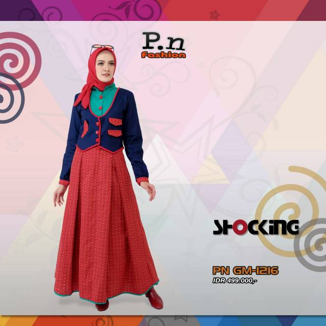 Gamis pn fashion pn  gm 1216