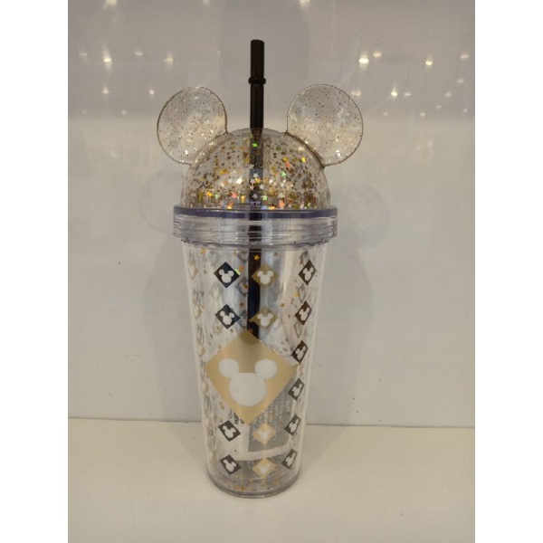 Miniso disney tumbler mickey mouse botol minum sedotan tumbler disney tumbler glitter botol minum