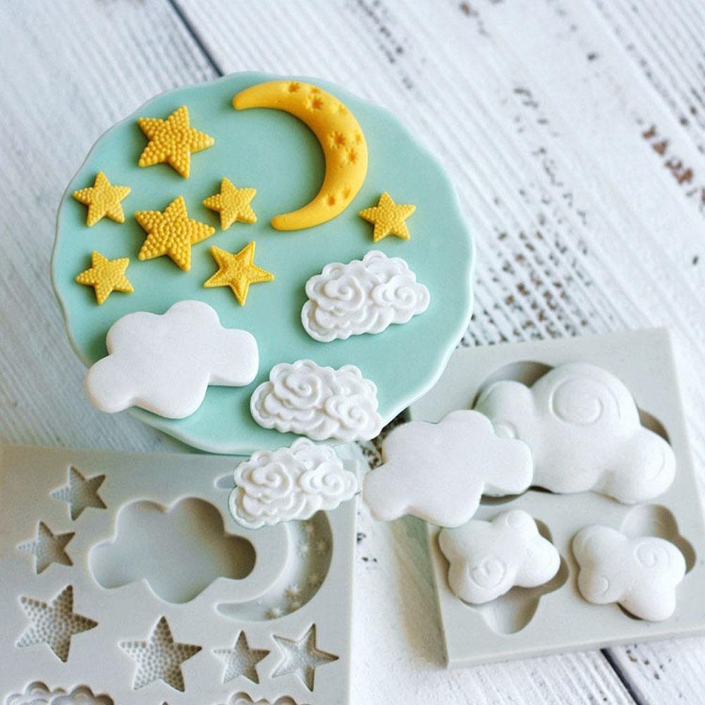 Cetakan Silikon Pelangi Nanas DIY Membuat Kue Kering Permen Clay Sugar Craft Baking Tools