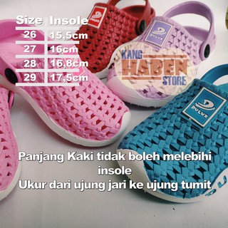 CQ028 Sandal Bayi Anak  Baim Cewek Bentuk Anyam  Lentur 