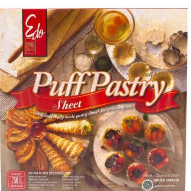 

Edo Puff Pastry 750 Gr/15 Sheet