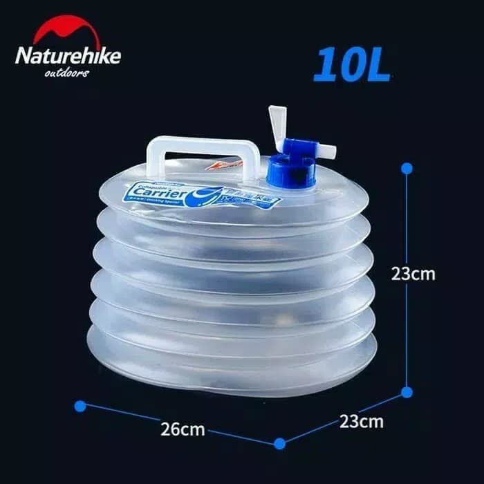 Jerigen Lipat Water Tank Portable Naturehike 10 L