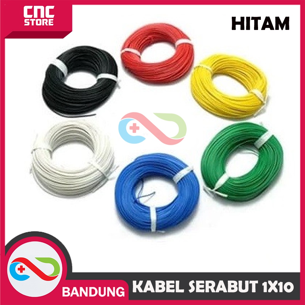 KABEL SERABUT 1X10 ( JUMLAH SERABUT 10 ) 1MM