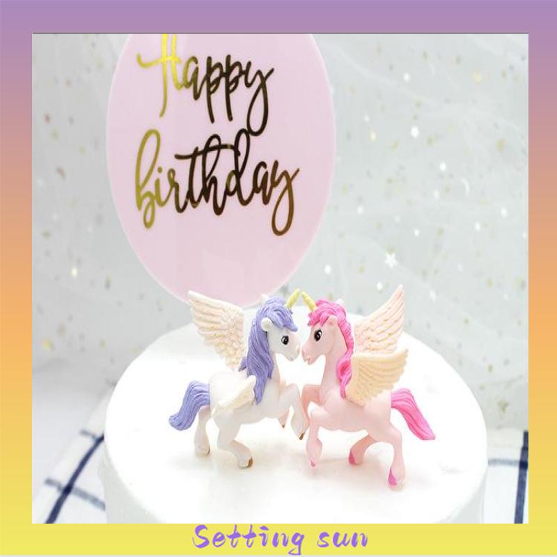 Cake Topper Happy Birthday / Tusukan Hiasan Kue Happy Birthday Acrylic TN