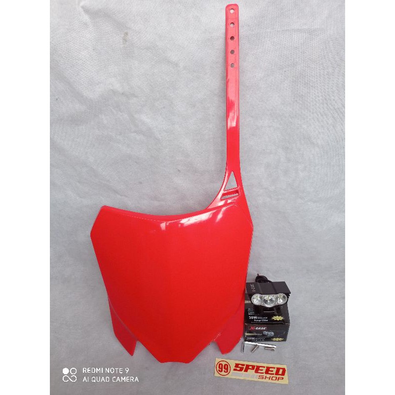 paket papan star mdl ktm 250 plus lampu tembak led 3 mata buat mtr cross trail crf 150,klx150 d tckr