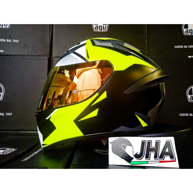 VISOR AGV K1 GT4 IRIDIUM GOLD . ORIGINAL AGV