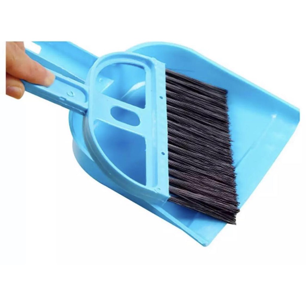 Mini Dustpan Sapu Set Mini Plastik / Mini Desktop Car Keyboard Brush Broom Dustpan Set