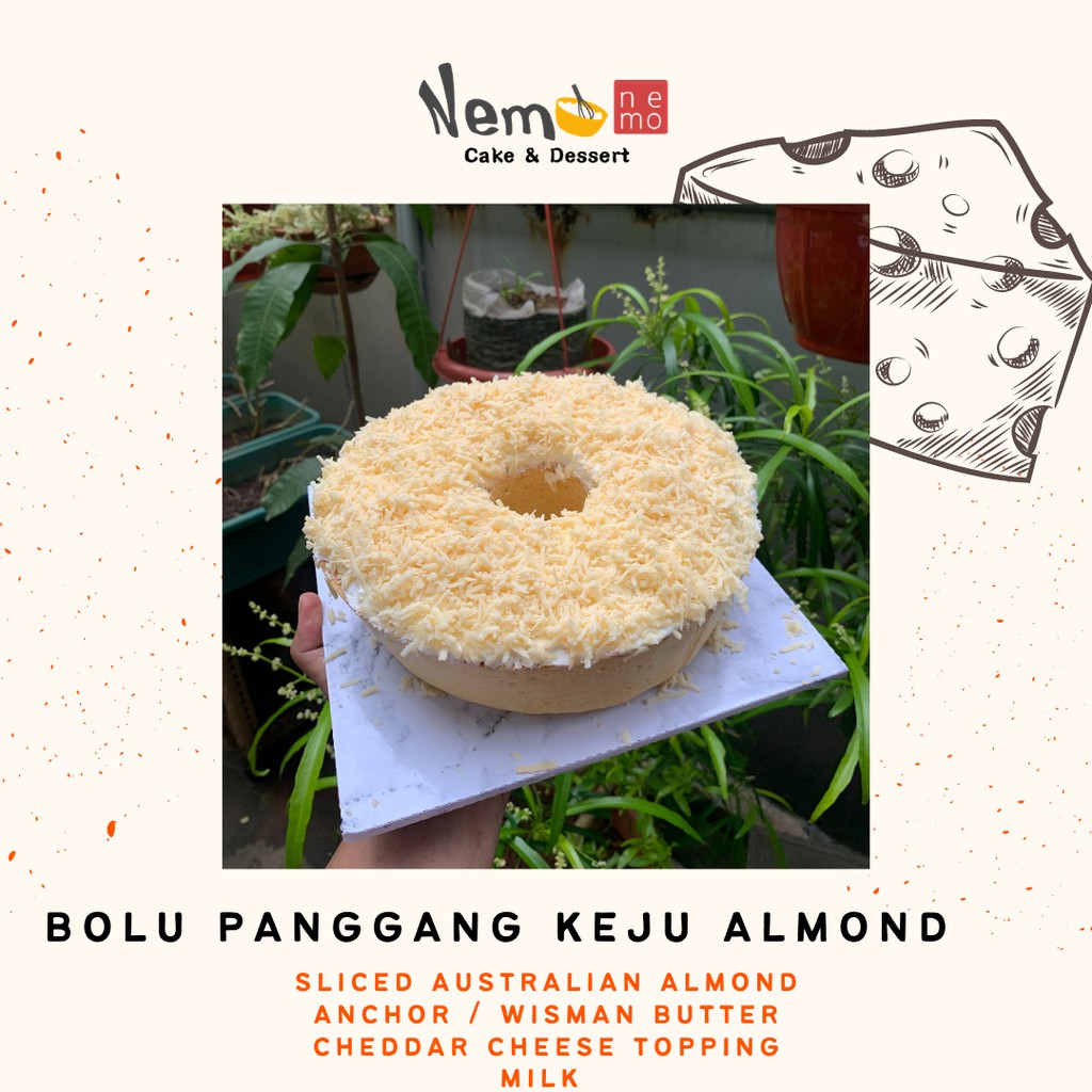 

BOLU PANGGANG KEJU BY NEMOBAKES ID /BOLU PANGGANG KEJU/ KUE ULANG TAHUN