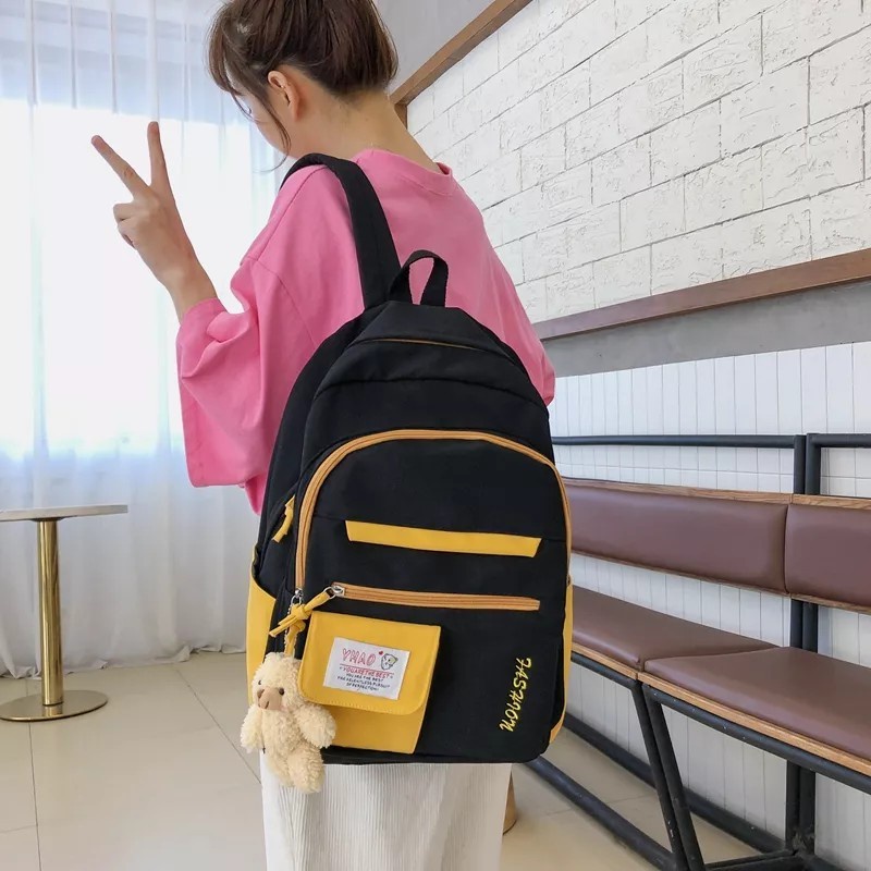 Tas Sekolah Korean Fashion Women Tas Anak SD SMP Dan SMA