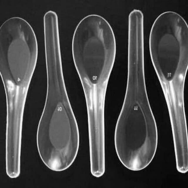 Sendok Bebek Besar Plastik Bening & Tebal Sekali Pakai