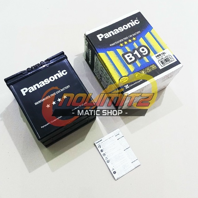 Aki Mobil Panasonic 38B19L 35AH 12V