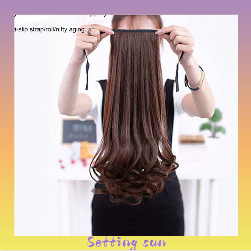 Wig Ponytail Anak -Anak dan Kuncir Kuncir Jendak Bahan Sintetis Dengan Klip  TN