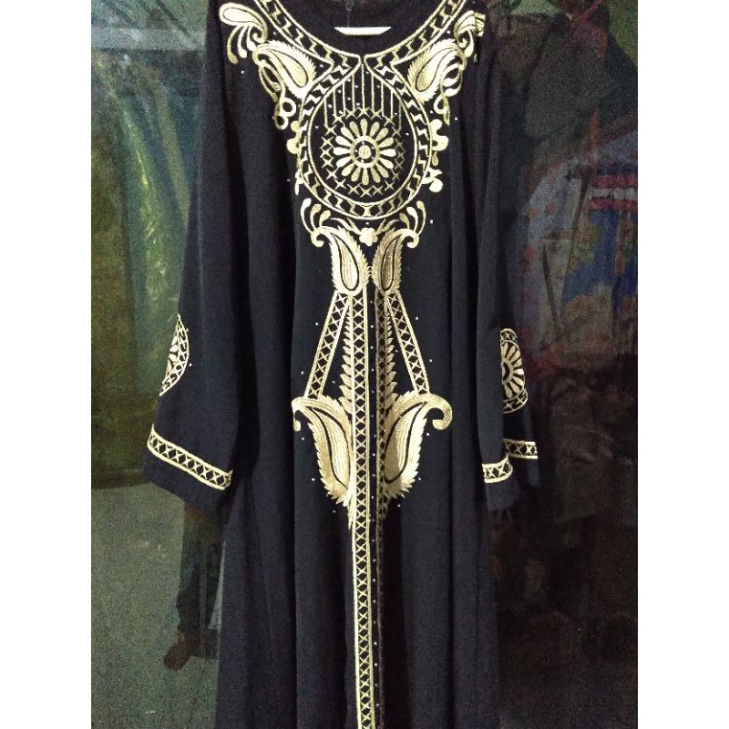 PL GAMIS ABAYA FREE JILBAB SEGI EMPAT. ABAYA BORDIR. ABAYA PESTA. ABAYA MEWAH