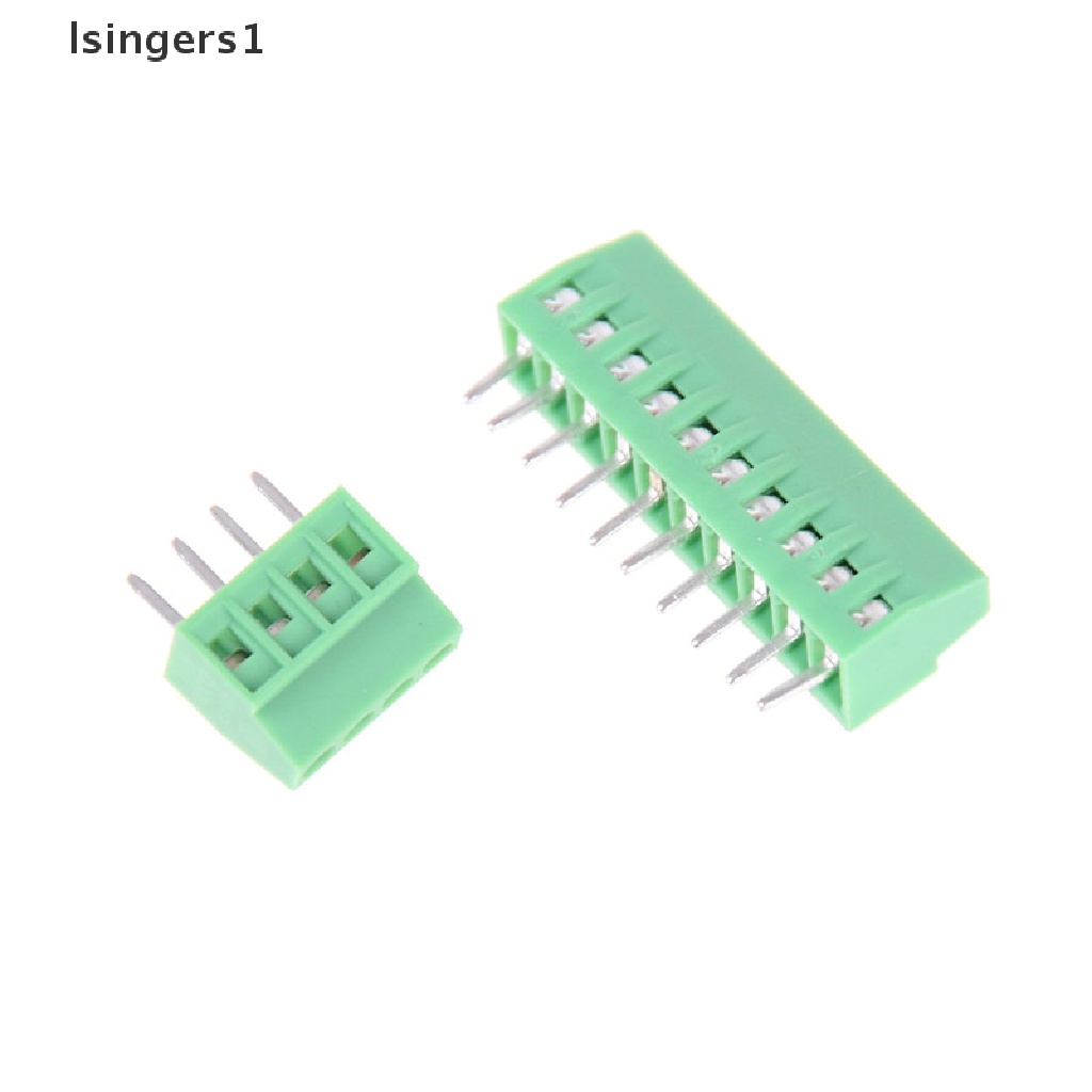 (lsingers1) 1pc Blok Terminal Sekrup PCB Universal 2P-16P KF128 2.54mm