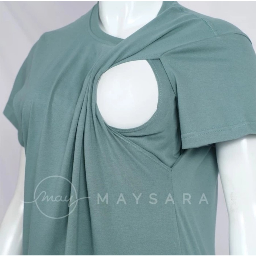 Baju Menyusui Bukaan Samping - Nursing Wear - Kaos Busui Bahan Adem