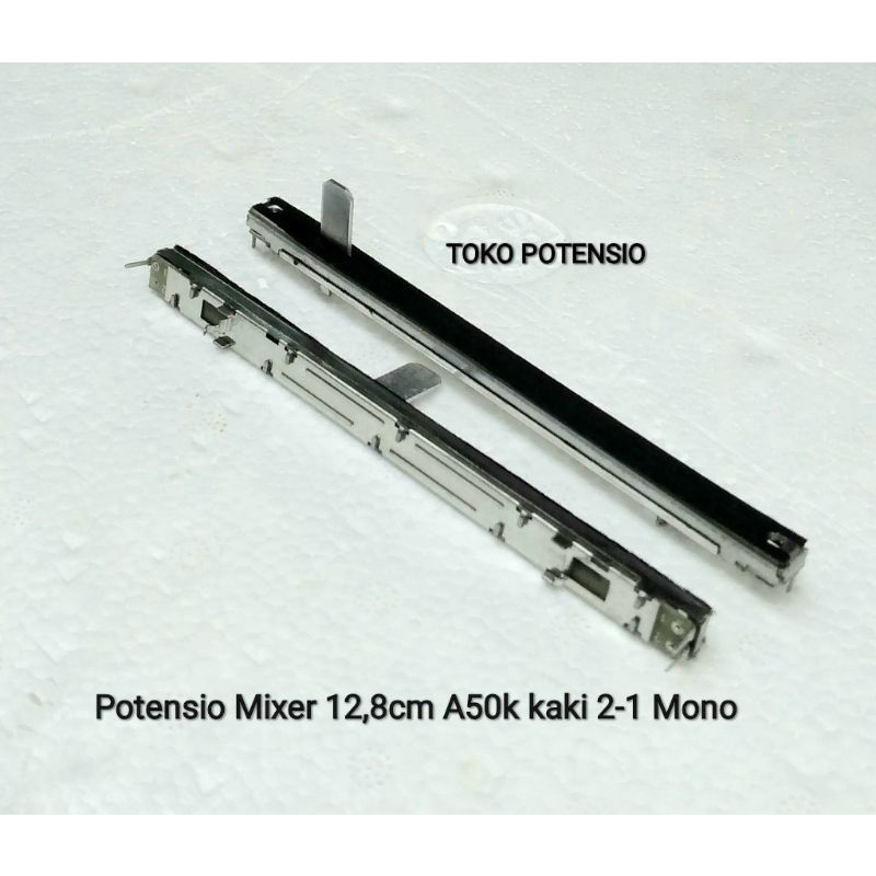 POTENSIO GESER POTENSIO MIXER FADER A50K 12,8CM KAKI 2+1 MONO