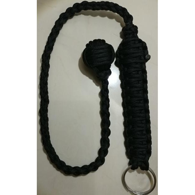 PARACORD MONKEY FIST SELF DEFENSE LANYARD 40CM