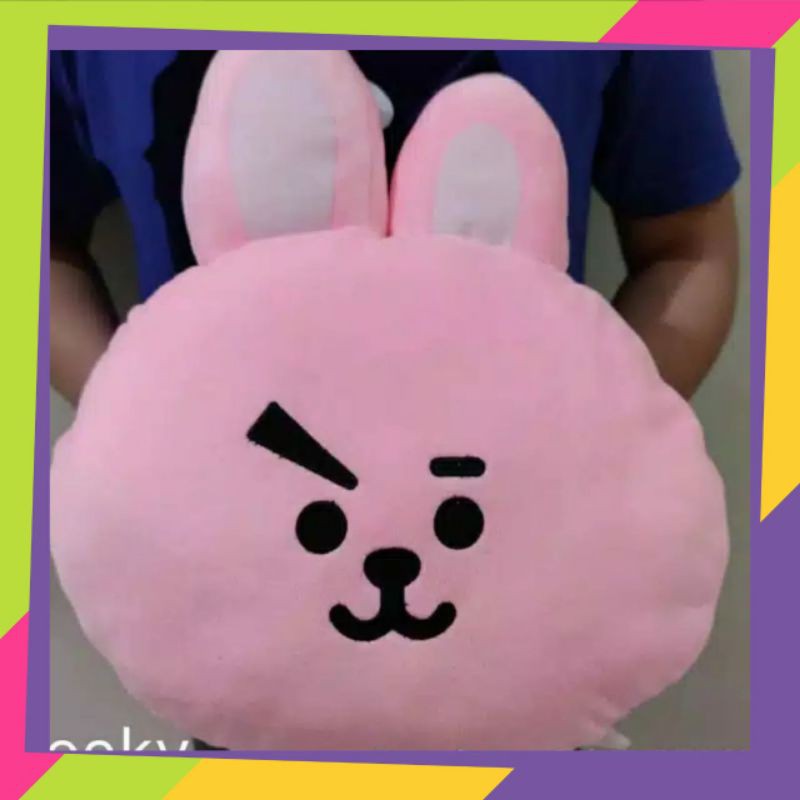 Bantal Boneka Bt21 Cooky/Bantal boneka katakter BT21 COOKY