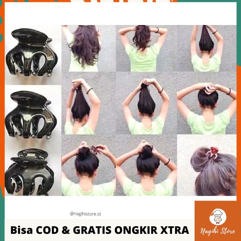 ✨NAGIHI✨ Jedai Rambut ORI Jepit Badai Ukuran Standart &amp; Mini Kecil untuk Poni