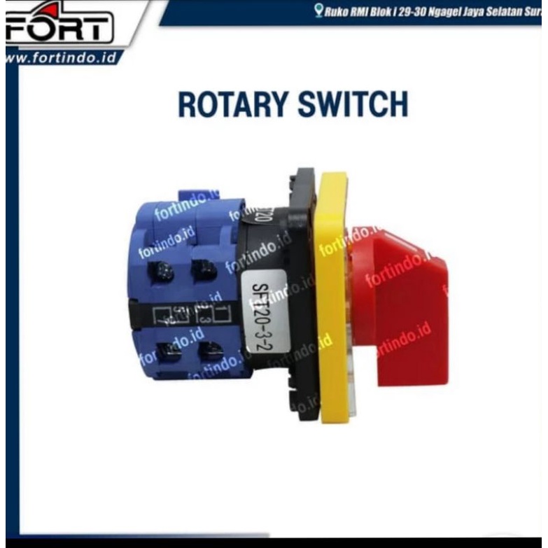 Selector Switch/Rotary Switch SFT20-3-2 (Auto-Off-Manual) 2P SA16 FORT