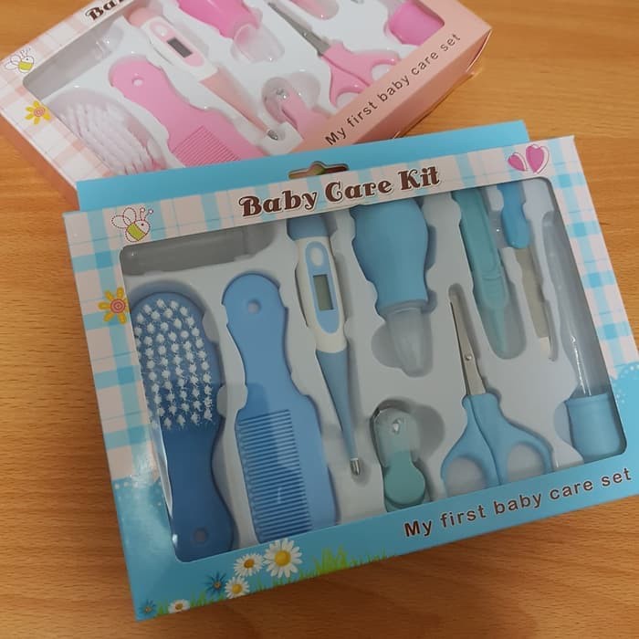 [GRAY.STORE178] 10 in 1 Perlengkapan Kado Bayi Baru Lahir Baby Newborn  Health Care Kit Set . BKT