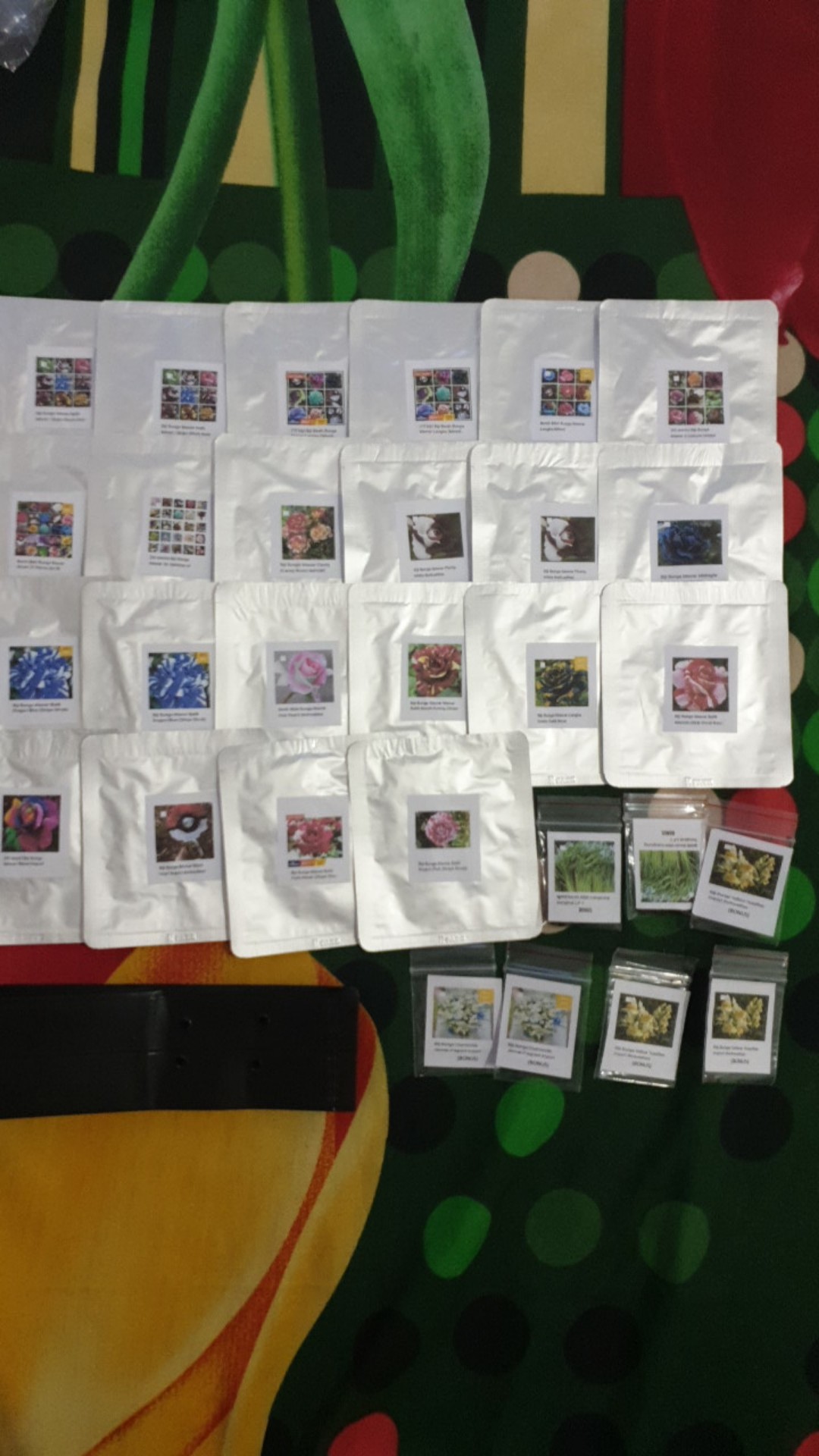 (36 Seeds) Biji Benih Bunga Mawar 36 Varieties Of Roses Mixed