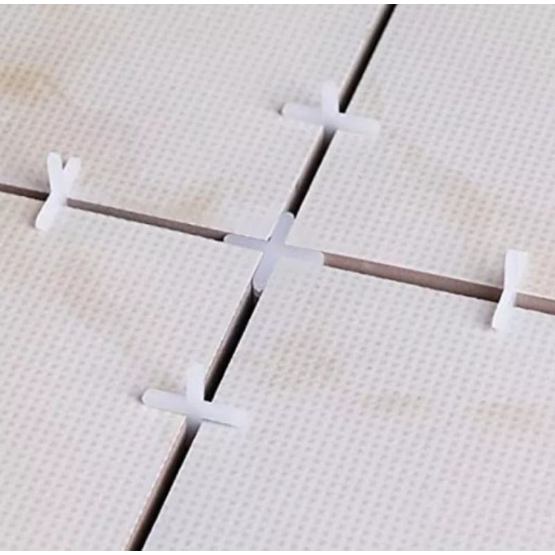 TILE SPACER PEMBATAS NAT KERAMIK GRANIT LANTAI 1mm/1.5mm/2mm(100pcs)