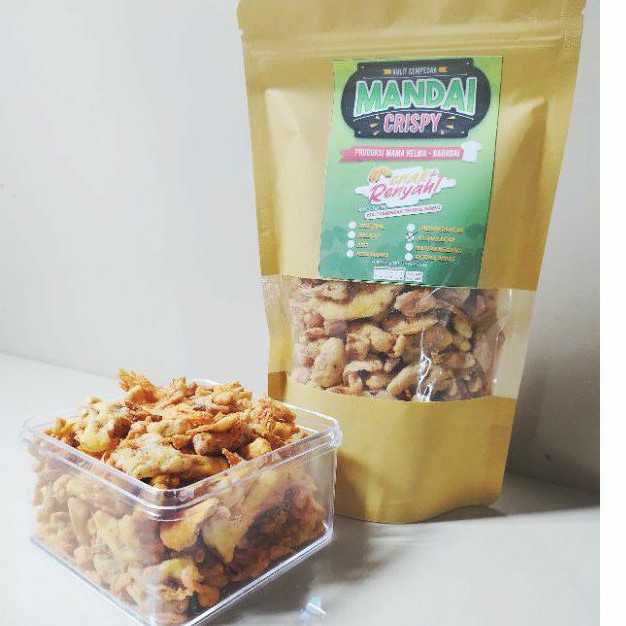 

(1 paket isi 5) Mandai Crispy khas barabai