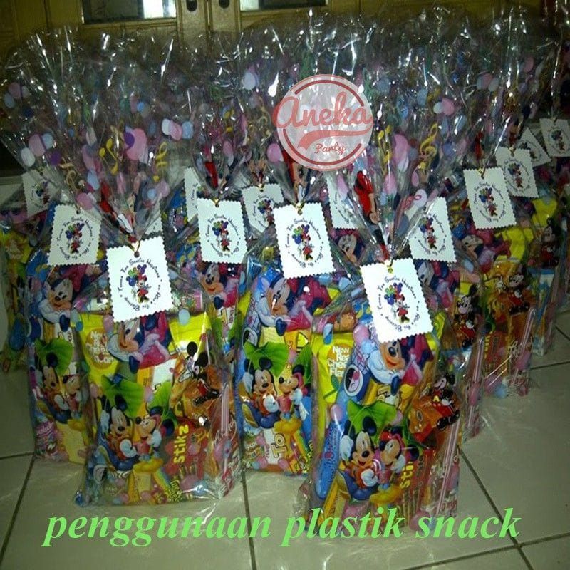 Plastik Snack Ulang Tahun / Plastik Bingkisan Snack Isi 10pcs