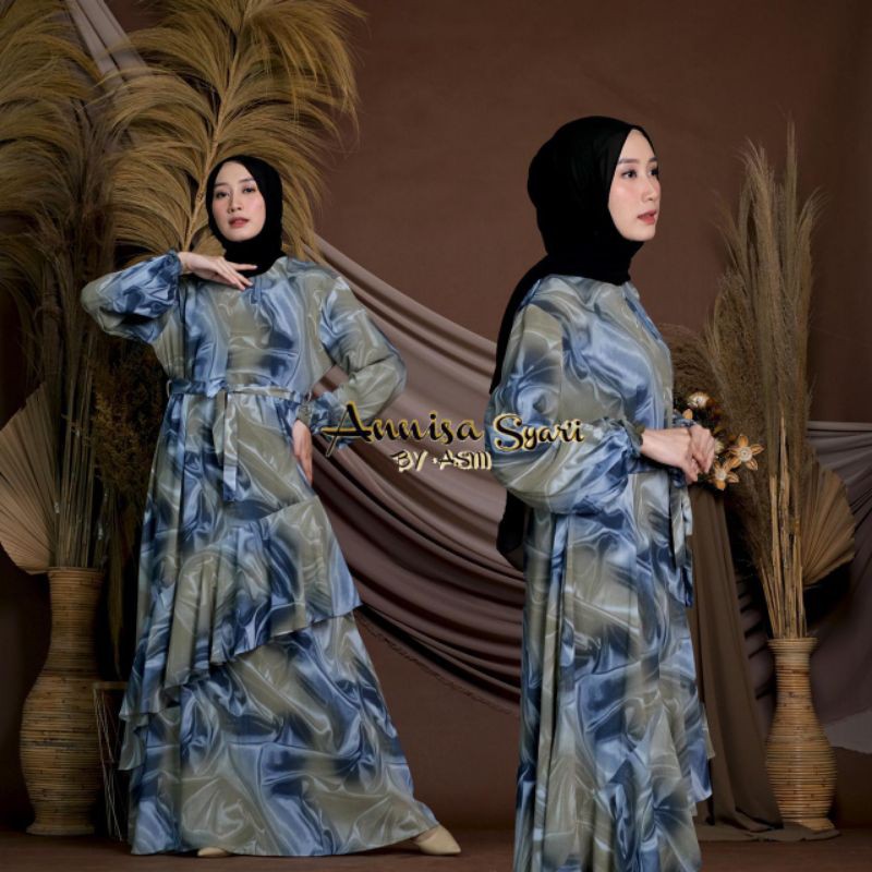 Gamis Lady Zara Dress Annisa syari By Asm