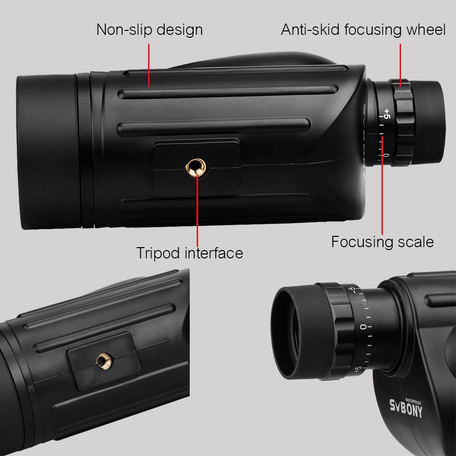 SVBONY SV49 - Monocular 13x50 Waterproof High Power Zoom