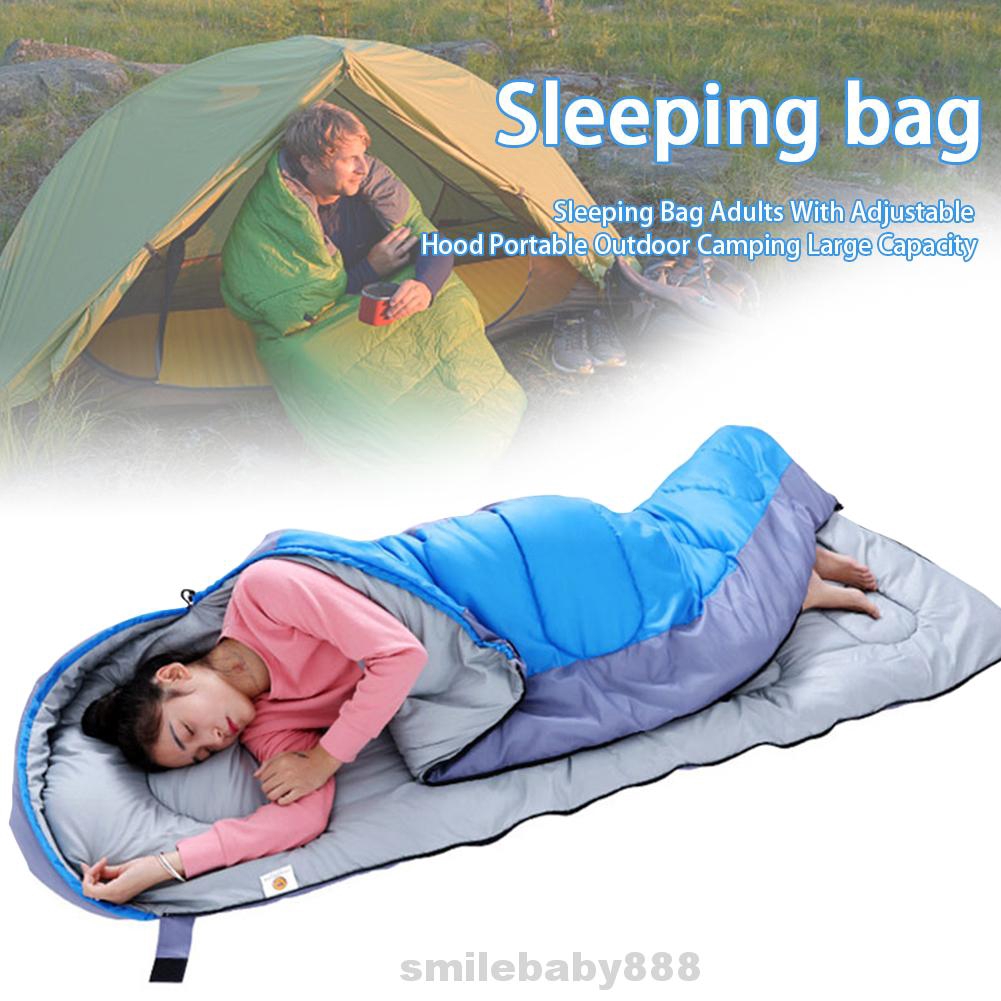 Hiking Adults Portable Winter Warm Outdoor Camping 3 Season Sleeping Bag Shopee Indonesia