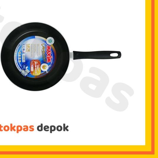 ✭ Teflon Maxim Valentino Ukuran 18 20 cm Wajan Penggorengan Anti Lengket - 18 cm ✷