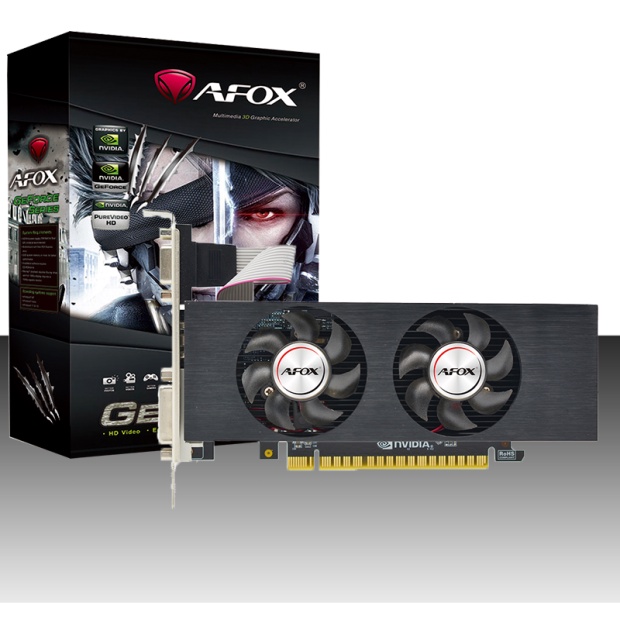 VGA AFOX GTX 750 GTX750 GT 750 GT750 GDDR5 4GB 128Bit Dual Fan