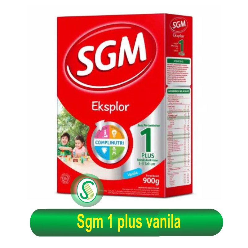 SGM Eksplor 1+ Pro-GressMaxx Vanilla Formula Pertumbuhan 900 gr