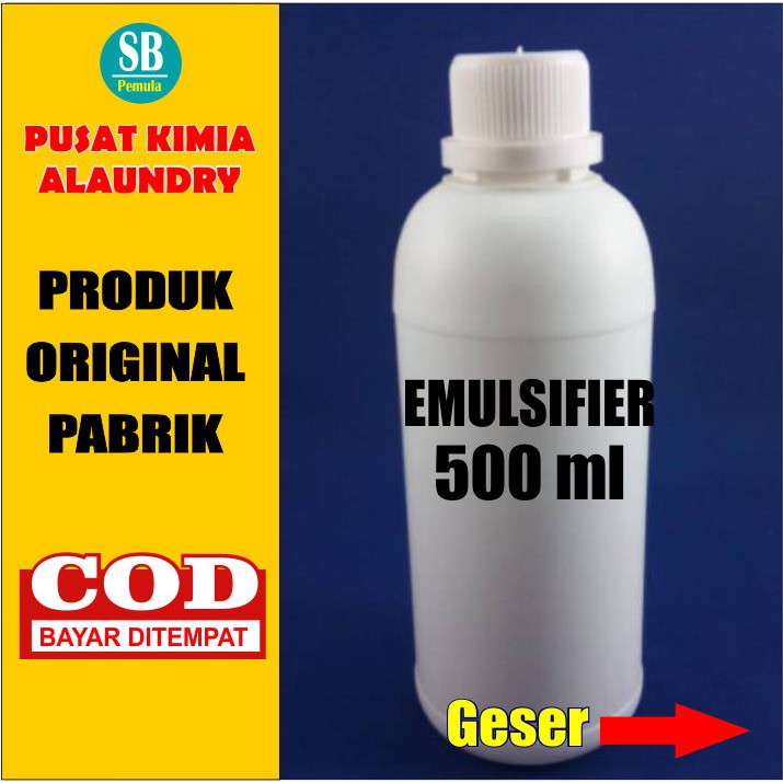 Emulsifier pembersih noda minyak, kecap, saus, pembersih pakaian deterjen laundry 500 ml