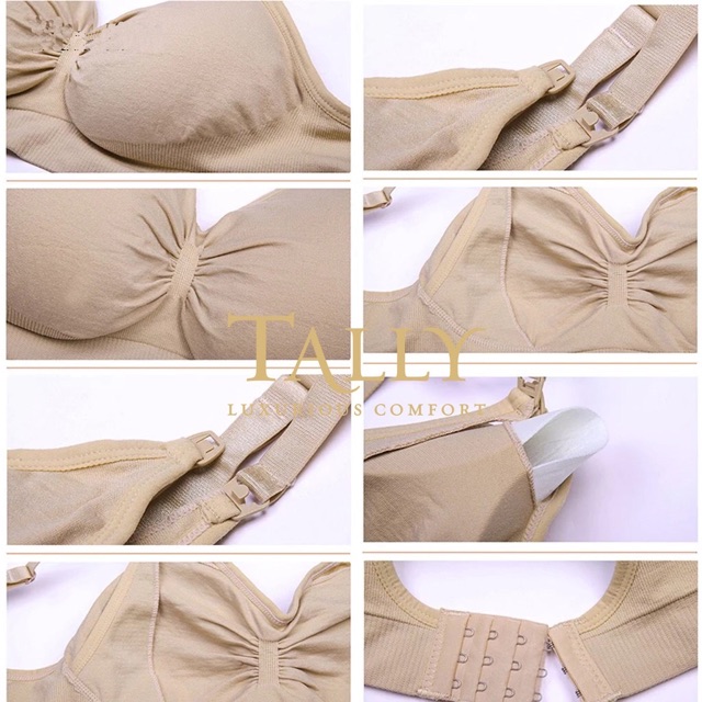 TALLY BRA BH MENYUSUI W80 I TANPA KAWAT I BUSA TIPIS I BAHAN RAJUT | FREE SIZE