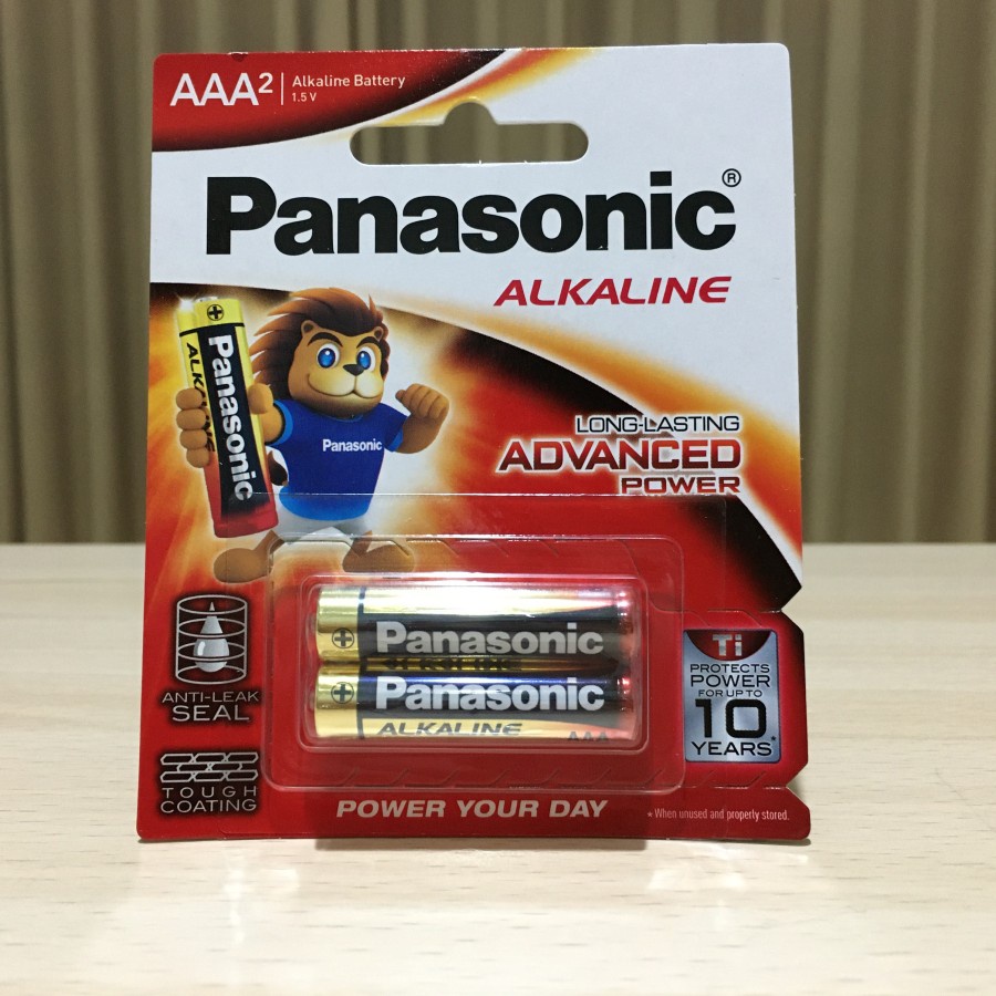 BATTERY BATERAI BATERE KECIL AAA A3 PANASONIC ALKALINE LR03T 2 PCS